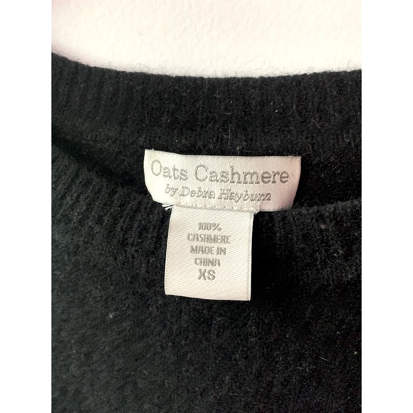 Oats Cashmere By Debra Hayburn Sweater Shirt Mid Sleeve - Picture 2 of 3